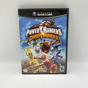Vintage Power Rangers Dino Thunder Nintendo GameCube Video‎ Game Case Disc THQ